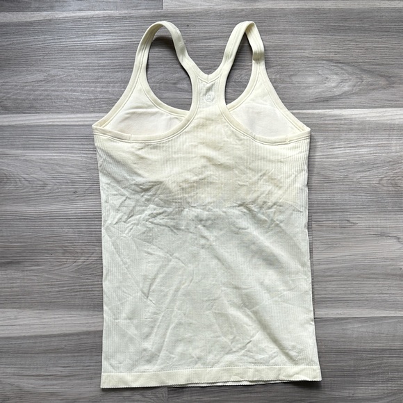 Lululemon Ebb to Street Racerback Tank Top Full Length in caprese yellow - Picture 3 of 10